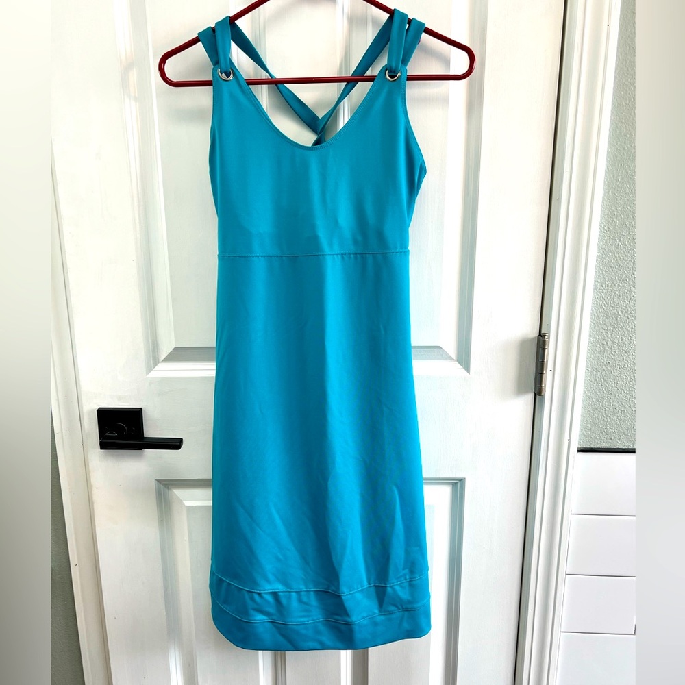 Merrell Lily Dress Activewear Opti-Wick UPF 50+ Bra Stretch Womens Small EUC